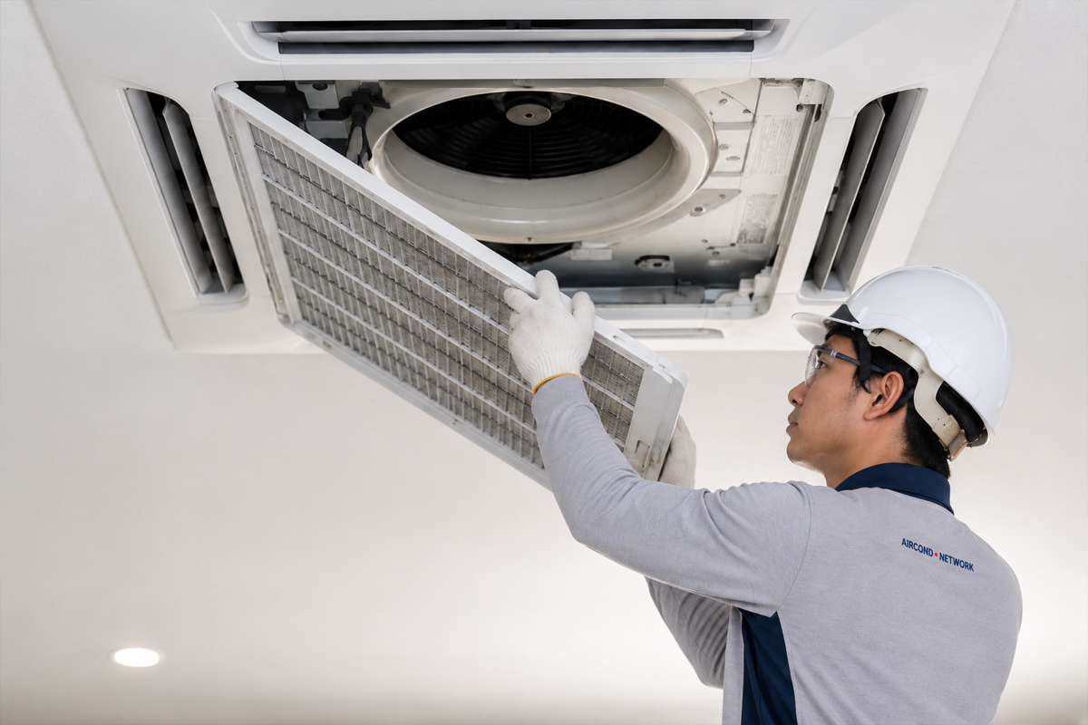 Preventive maintenance support for fan coil units in a Singapore commercial facility